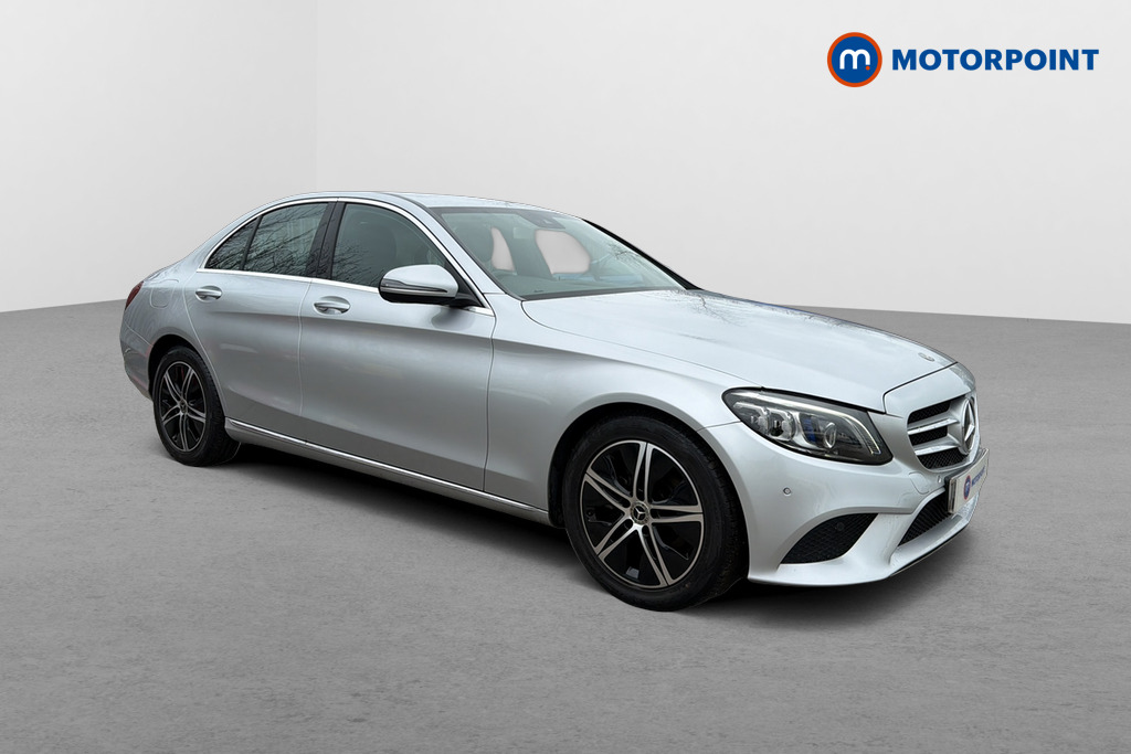 Mercedes-Benz C Class Sport Automatic Petrol Saloon - Stock Number (1631800) - Drivers side front corner