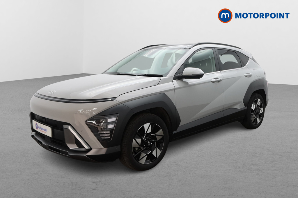 Hyundai Kona Ultimate Automatic Petrol-Electric Hybrid SUV - Stock Number (1618345) - Passenger side front corner