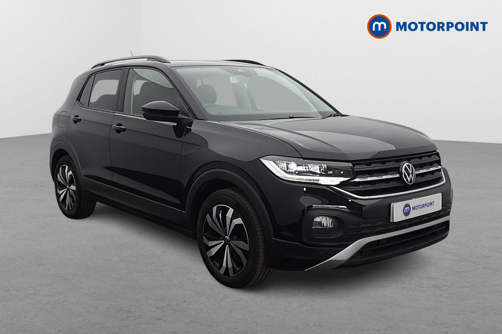 Volkswagen T-Cross Black Edition Manual Petrol SUV - Stock Number (1622525) - Drivers side front corner