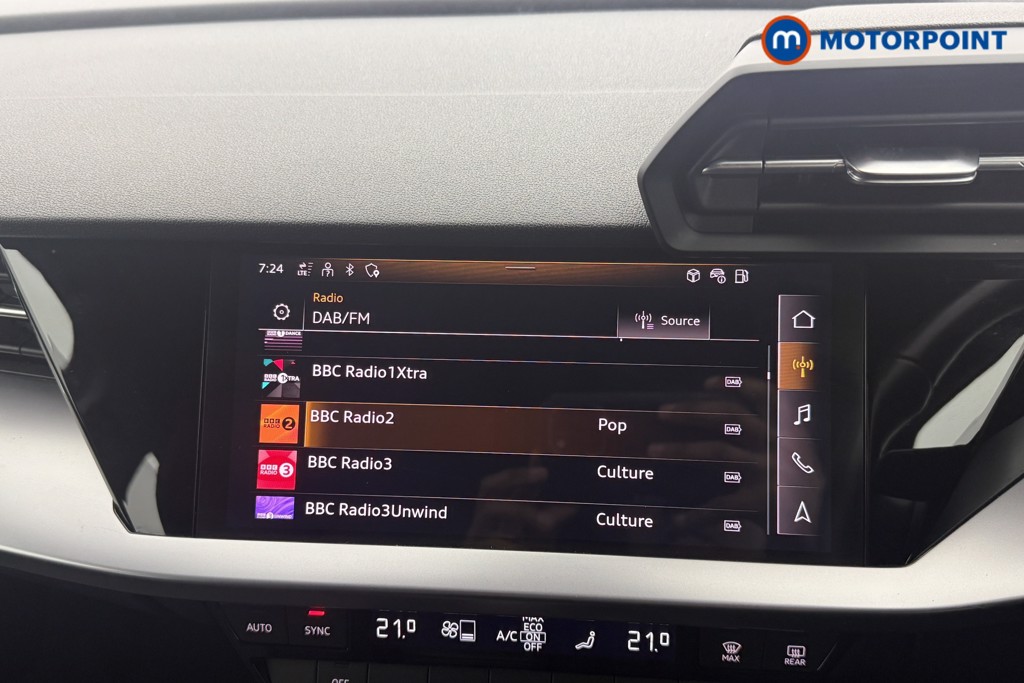 Audi A3 Sport Automatic Petrol Hatchback - Stock Number (1624044) - 13th supplementary image