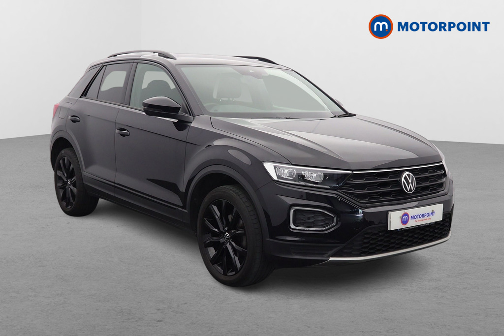 Volkswagen T-Roc Black Edition Automatic Petrol SUV - Stock Number (1629244) - Drivers side front corner