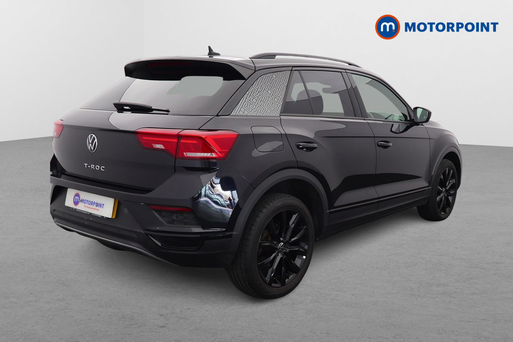 Volkswagen T-Roc Black Edition Automatic Petrol SUV - Stock Number (1629244) - Drivers side rear corner