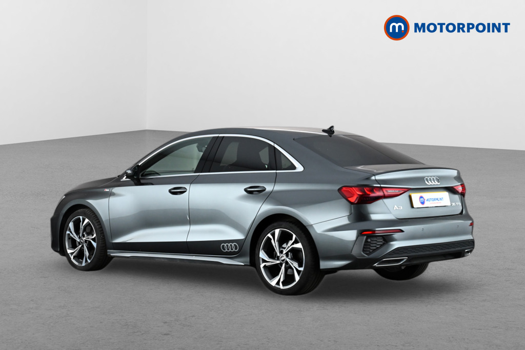 Audi A3 S Line Automatic Petrol Saloon - Stock Number (1623886) - Passenger side rear corner
