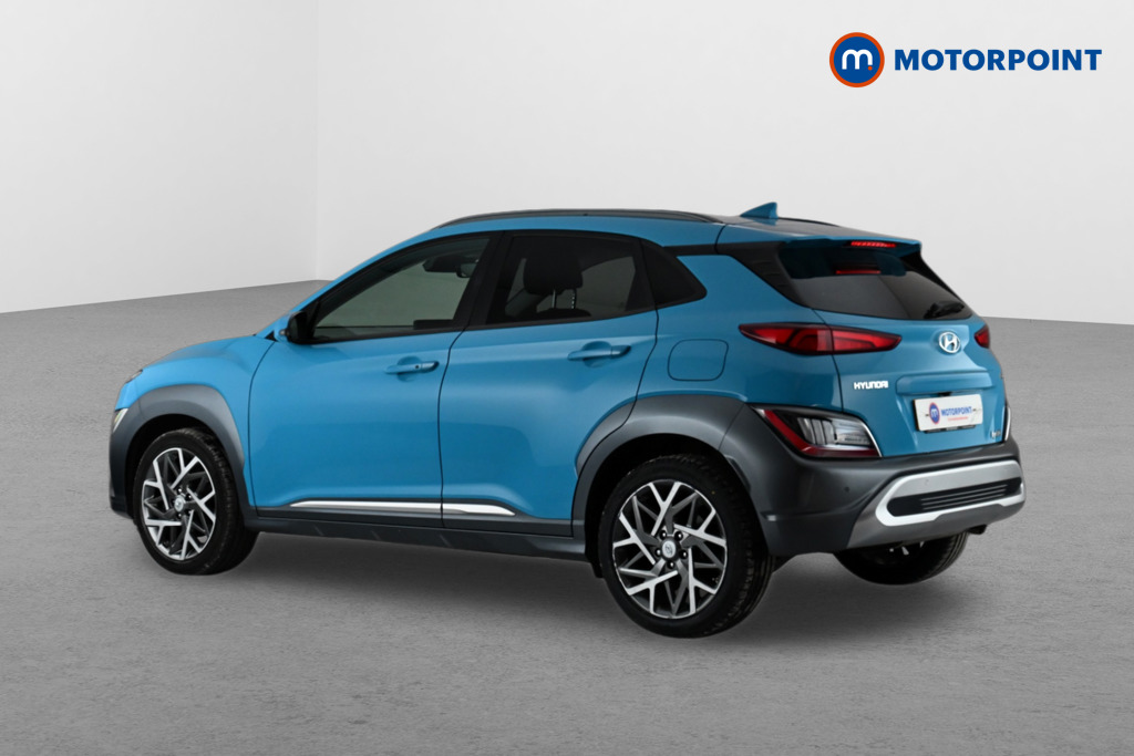 Hyundai Kona Premium Automatic Petrol-Electric Hybrid SUV - Stock Number (1625590) - Passenger side rear corner
