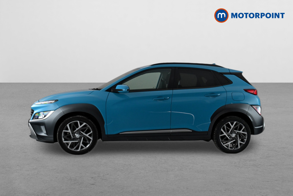Hyundai Kona Premium Automatic Petrol-Electric Hybrid SUV - Stock Number (1625590) - Passenger side