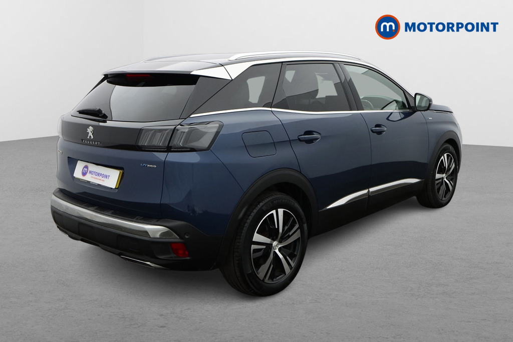 Peugeot 3008 GT Automatic Petrol Plug-In Hybrid SUV - Stock Number (1628970) - Drivers side rear corner