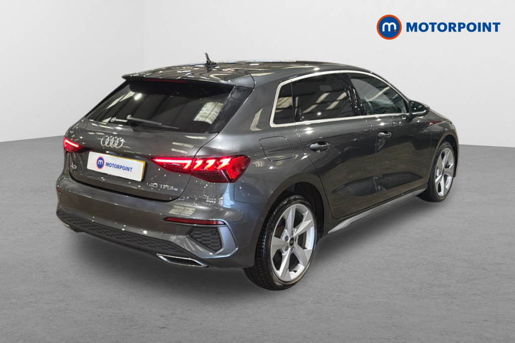 Audi A3 S Line Automatic Petrol Plug-In Hybrid Hatchback - Stock Number (1629191) - Drivers side rear corner