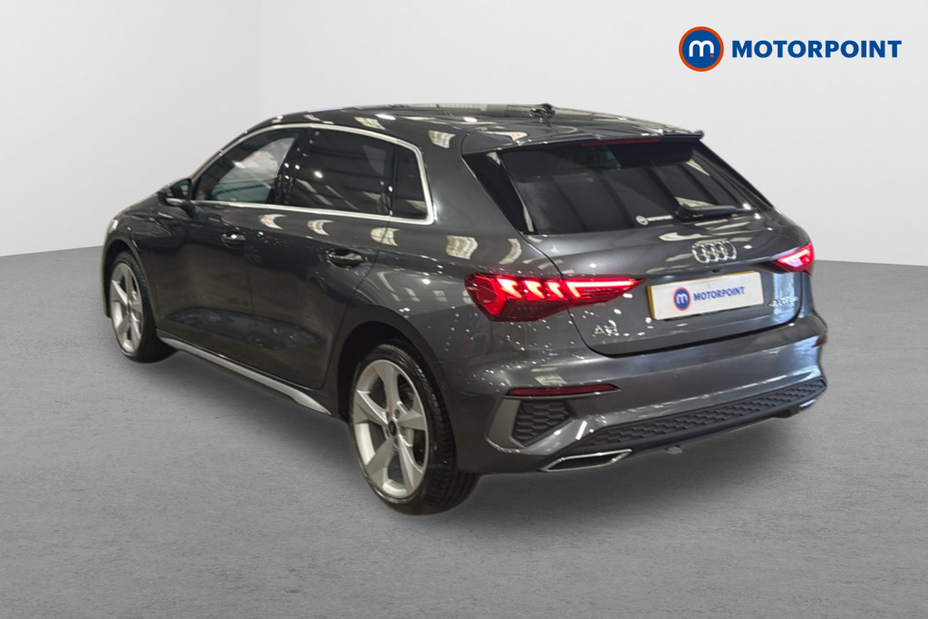 Audi A3 S Line Automatic Petrol Plug-In Hybrid Hatchback - Stock Number (1629191) - Passenger side rear corner