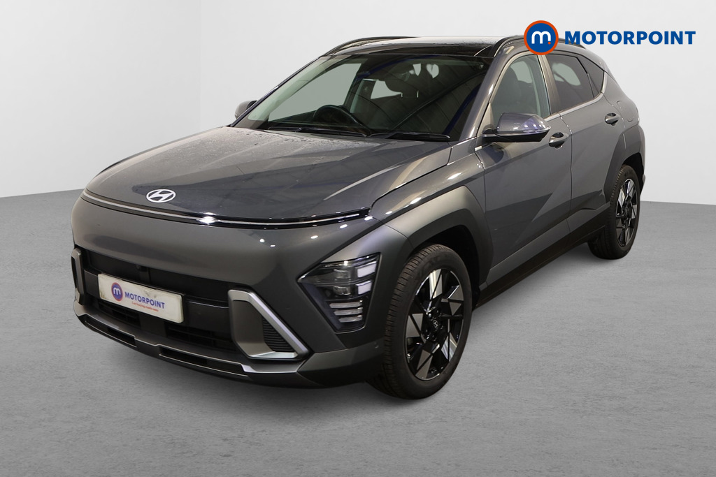 Hyundai Kona Ultimate Automatic Petrol-Electric Hybrid SUV - Stock Number (1621866) - Passenger side front corner