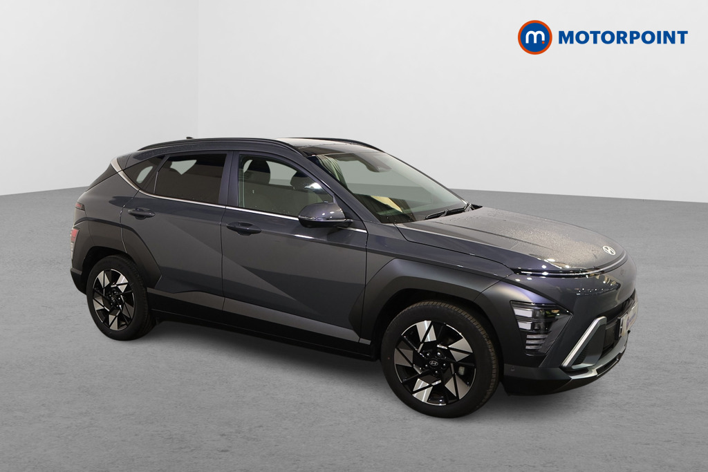 Hyundai Kona Ultimate Automatic Petrol-Electric Hybrid SUV - Stock Number (1621866) - Drivers side front corner