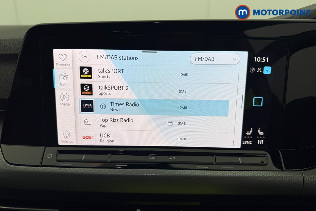 Volkswagen Golf Active Manual Petrol Hatchback - Stock Number (1631998) - 8th supplementary image