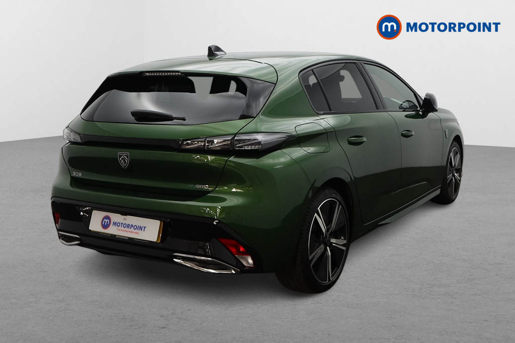 Peugeot 308 GT Automatic Petrol Plug-In Hybrid Hatchback - Stock Number (1558664) - Drivers side rear corner