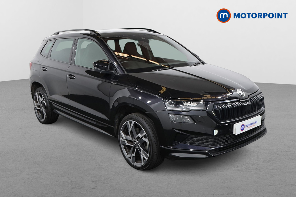 Skoda Karoq Sportline Edition Automatic Petrol SUV - Stock Number (1627933) - Drivers side front corner