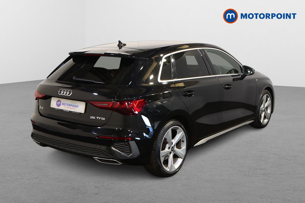 Audi A3 S Line Manual Petrol Hatchback - Stock Number (1628150) - Drivers side rear corner