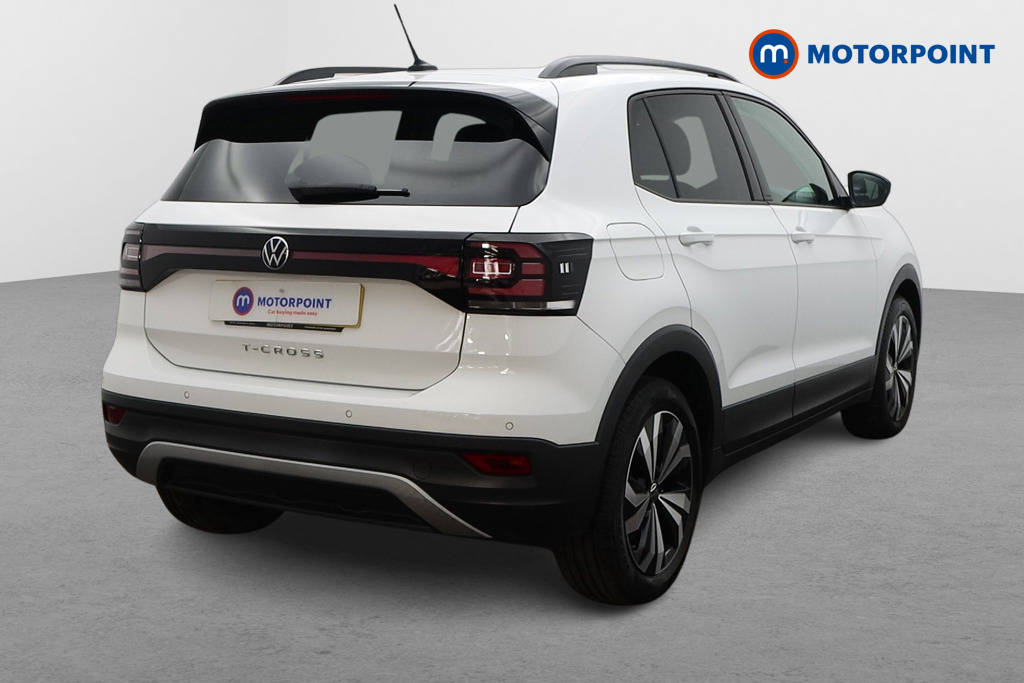 Volkswagen T-Cross Black Edition Manual Petrol SUV - Stock Number (1633172) - Drivers side rear corner
