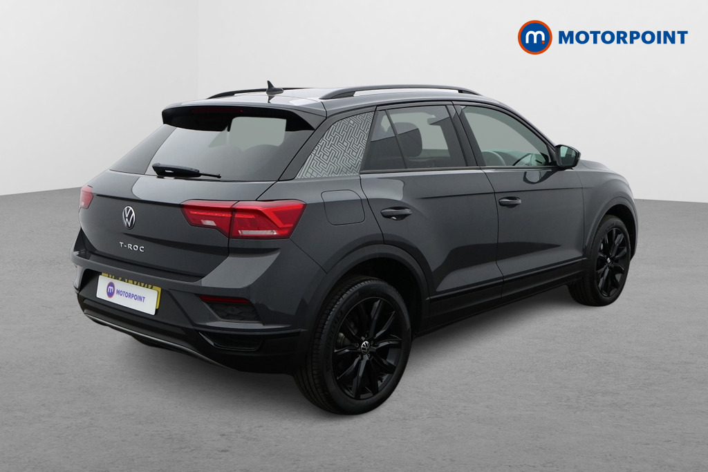 Volkswagen T-Roc Black Edition Automatic Petrol SUV - Stock Number (1633435) - Drivers side rear corner