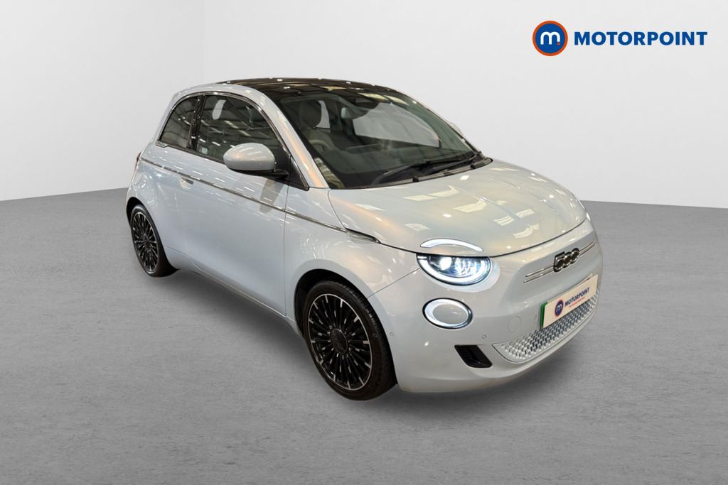 Fiat 500 La Prima Automatic Electric Hatchback - Stock Number (1614516) - Drivers side front corner