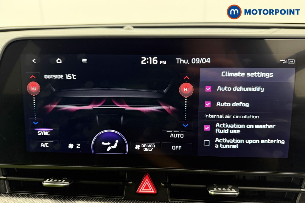 KIA Sportage Gt-Line Automatic Petrol-Electric Hybrid SUV - Stock Number (1624739) - 9th supplementary image