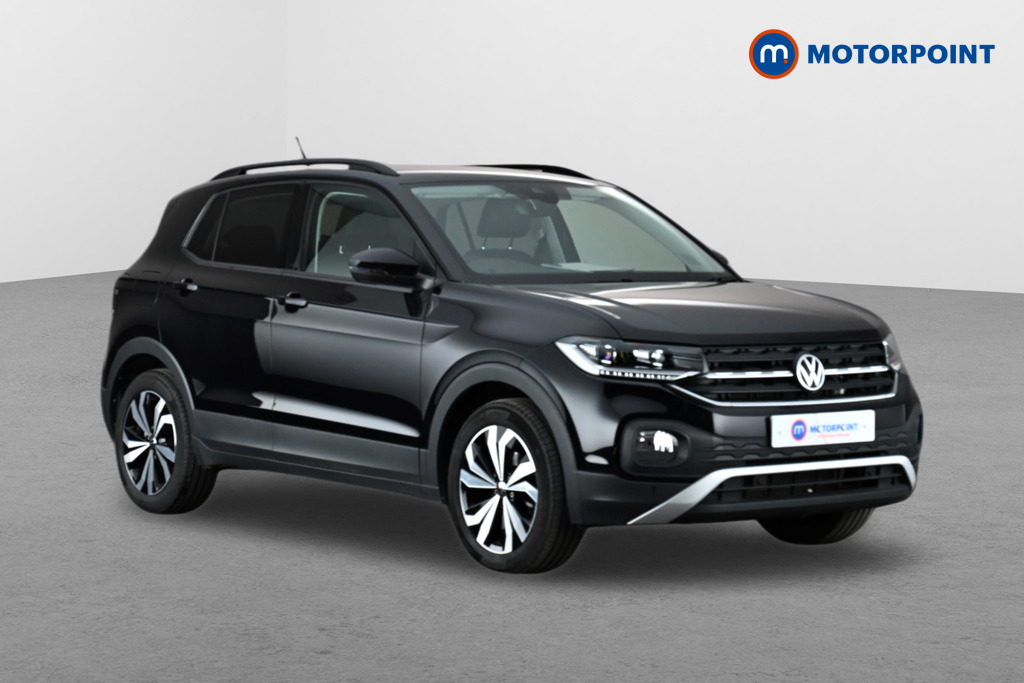 Volkswagen T-Cross Black Edition Automatic Petrol SUV - Stock Number (1626046) - Drivers side front corner