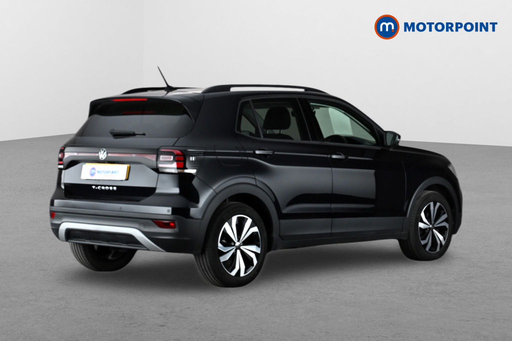 Volkswagen T-Cross Black Edition Automatic Petrol SUV - Stock Number (1626046) - Drivers side rear corner