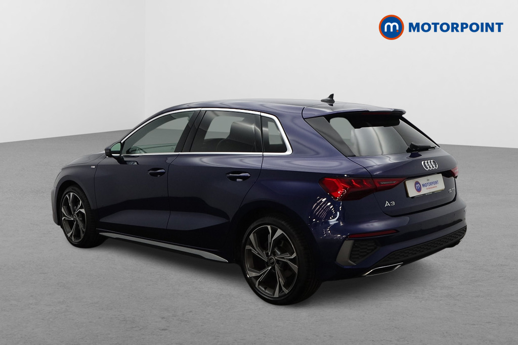 Audi A3 S Line Manual Petrol Hatchback - Stock Number (1633560) - Passenger side rear corner