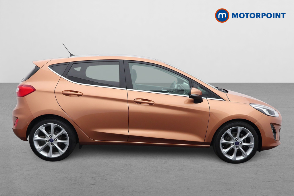 Ford Fiesta Titanium B-Pluso Play Automatic Petrol Hatchback - Stock Number (1632283) - Drivers side