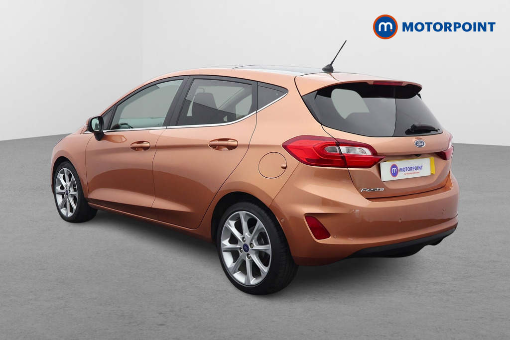 Ford Fiesta Titanium B-Pluso Play Automatic Petrol Hatchback - Stock Number (1632283) - Passenger side rear corner