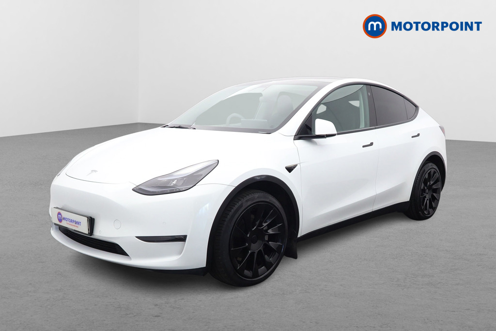 Tesla Model Y Long Range Automatic Electric SUV - Stock Number (1619665) - Passenger side front corner