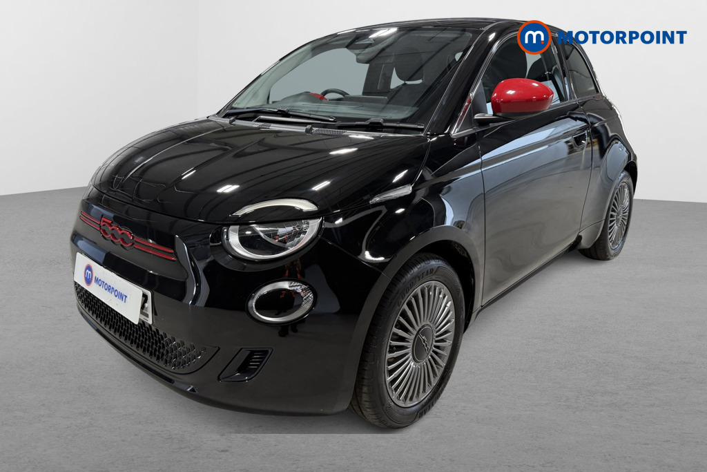 Fiat 500 RED Automatic Electric Hatchback - Stock Number (1627673) - Passenger side front corner