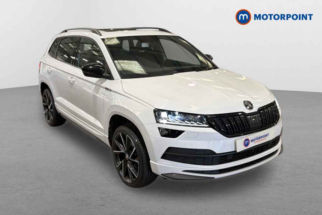 Skoda Karoq Sport Line Automatic Petrol SUV - Stock Number (1634511) - Drivers side front corner