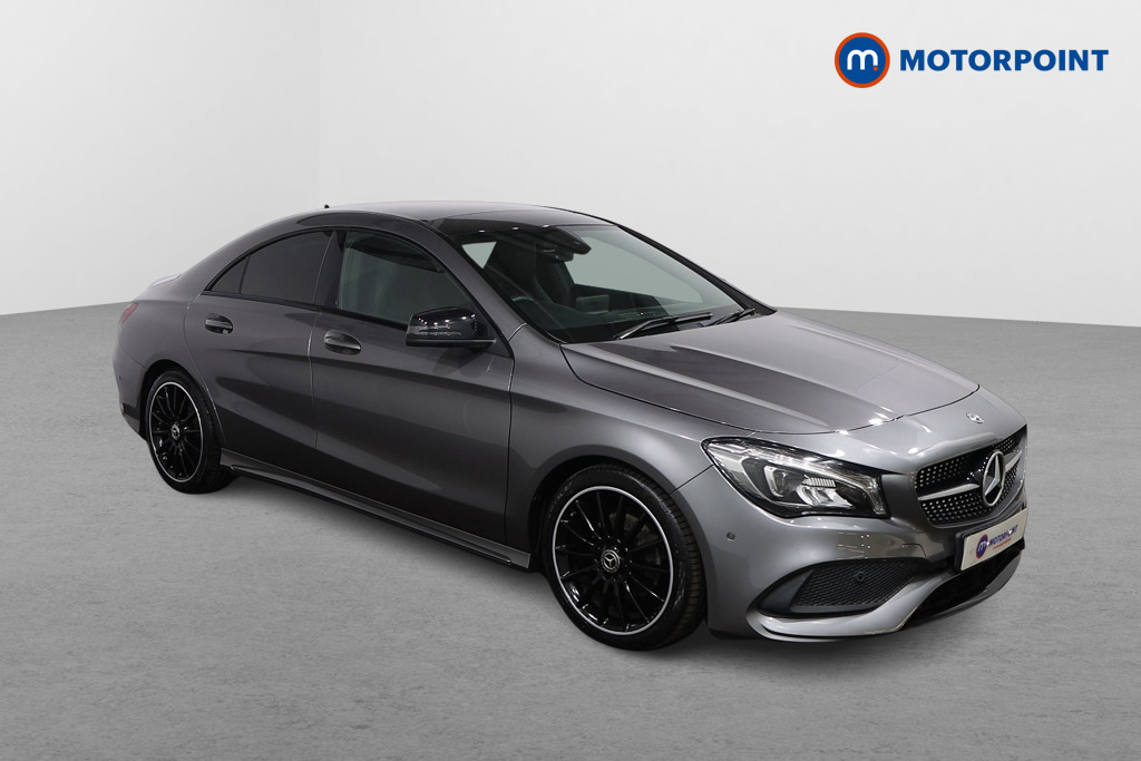 Mercedes-Benz CLA Amg Line Night Edition Plus Manual Petrol Coupe - Stock Number (1634719) - Drivers side front corner