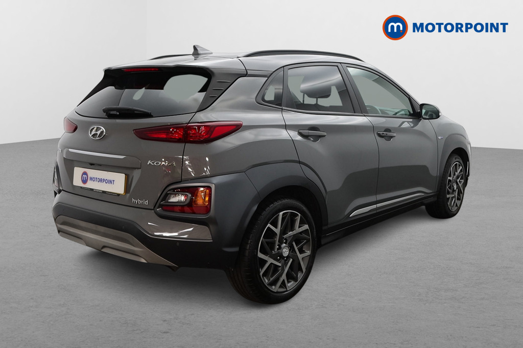 Hyundai Kona Premium Automatic Petrol-Electric Hybrid SUV - Stock Number (1628401) - Drivers side rear corner