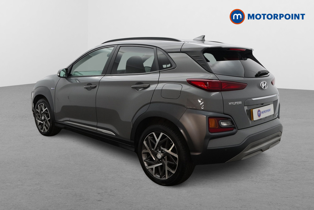 Hyundai Kona Premium Automatic Petrol-Electric Hybrid SUV - Stock Number (1628401) - Passenger side rear corner