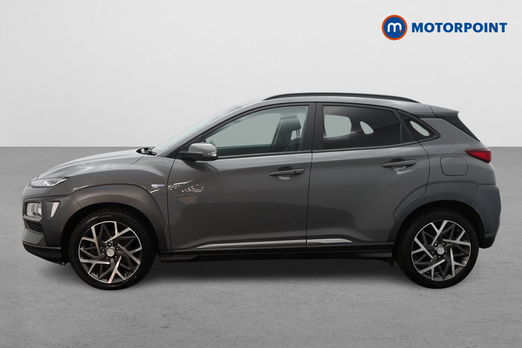 Hyundai Kona Premium Automatic Petrol-Electric Hybrid SUV - Stock Number (1628401) - Passenger side