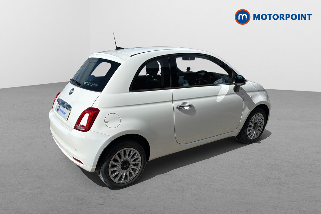 Fiat 500 Lounge Manual Petrol Hatchback - Stock Number (1628652) - Passenger side rear corner