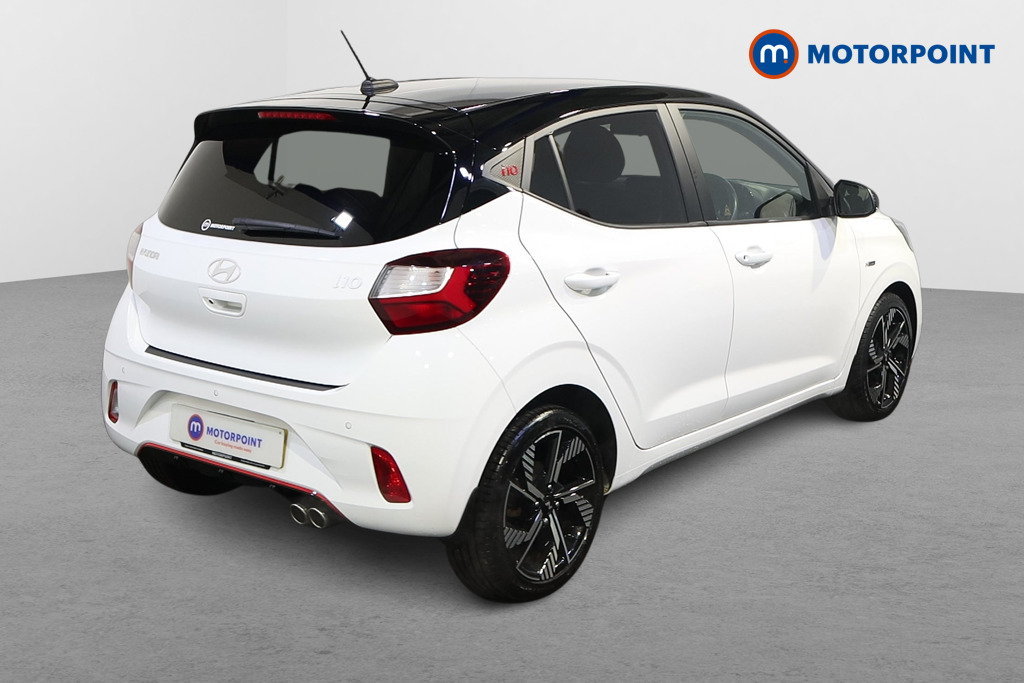 Hyundai I10 N Line Manual Petrol Hatchback - Stock Number (1630434) - Drivers side rear corner