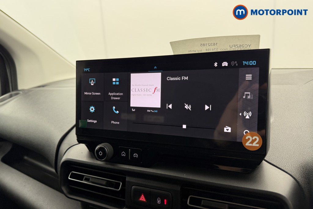 Citroen Berlingo Enterprise Manual Diesel Panel Van - Stock Number (1632185) - 2nd supplementary image