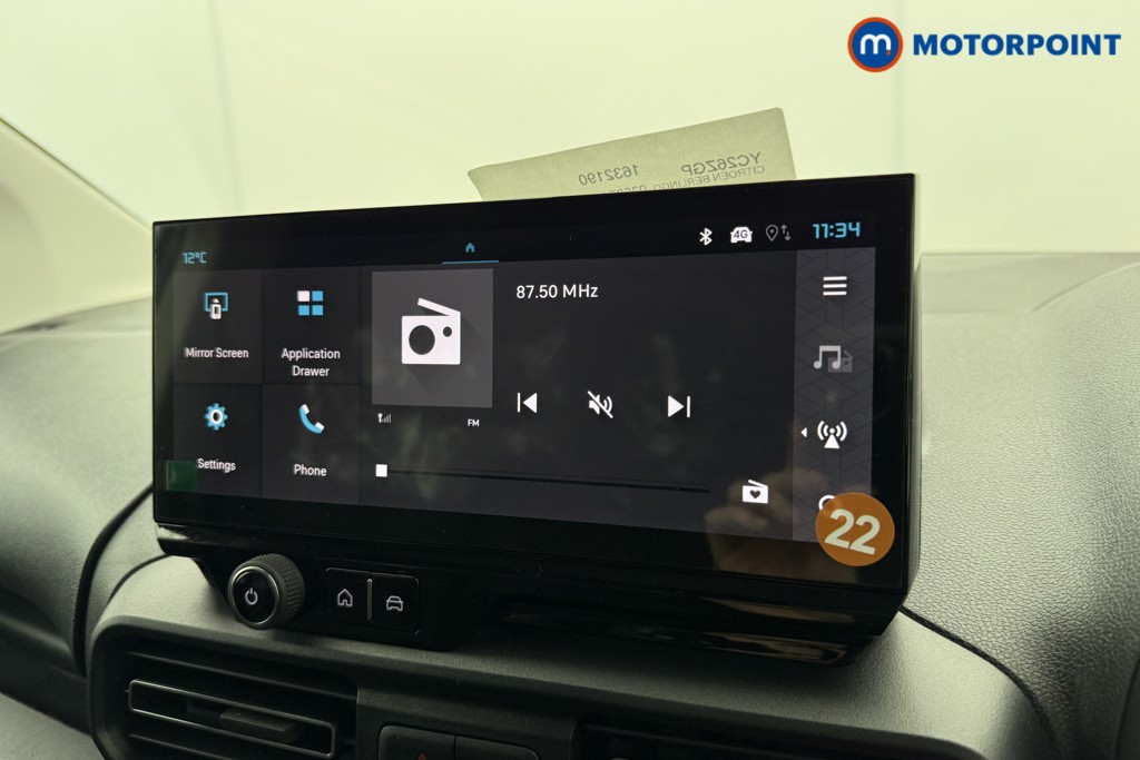 Citroen Berlingo Enterprise Manual Diesel Panel Van - Stock Number (1632190) - 2nd supplementary image