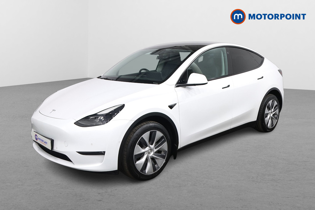 Tesla Model Y Long Range Automatic Electric SUV - Stock Number (1634171) - Passenger side front corner