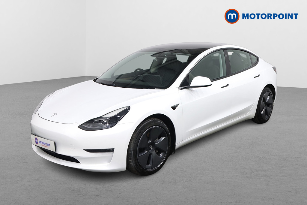 Tesla Model 3 Long Range Automatic Electric Saloon - Stock Number (1634441) - Passenger side front corner