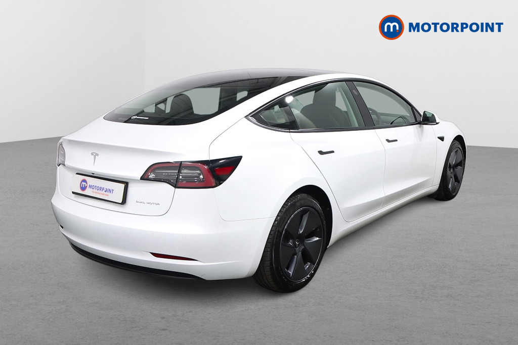 Tesla Model 3 Long Range Automatic Electric Saloon - Stock Number (1634441) - Drivers side rear corner