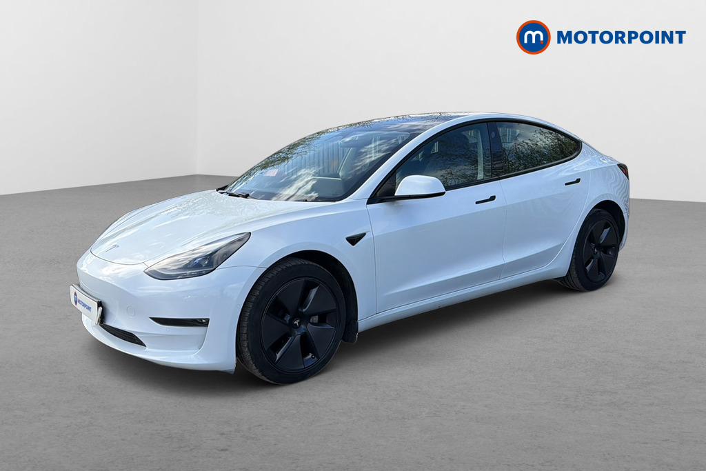 Tesla Model 3 Long Range Automatic Electric Saloon - Stock Number (1634787) - Passenger side front corner