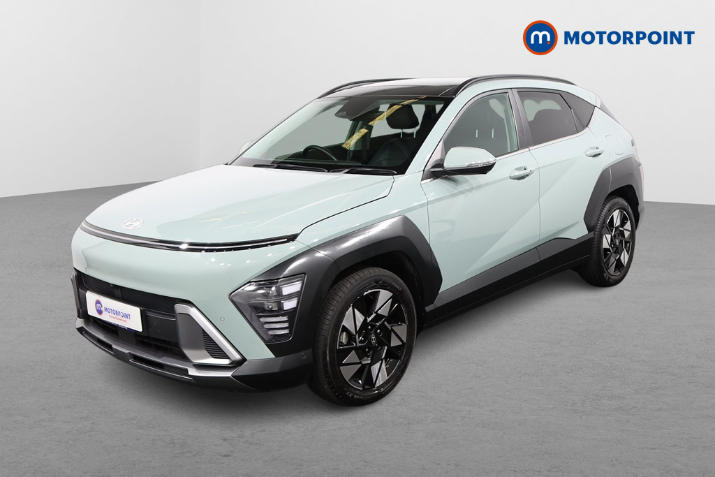Hyundai Kona Ultimate Automatic Petrol-Electric Hybrid SUV - Stock Number (1635209) - Passenger side front corner