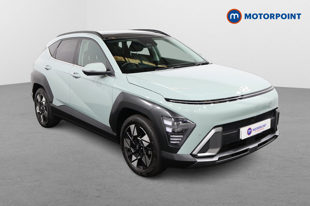 Hyundai Kona Ultimate Automatic Petrol-Electric Hybrid SUV - Stock Number (1635209) - Drivers side front corner