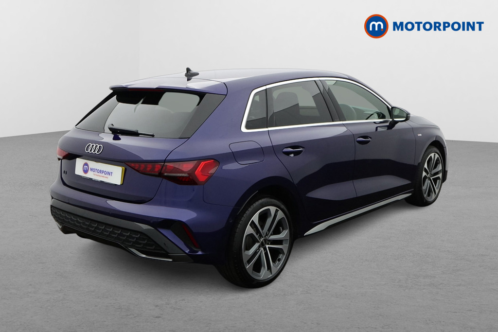 Audi A3 S Line Automatic Petrol Plug-In Hybrid Hatchback - Stock Number (1630374) - Drivers side rear corner