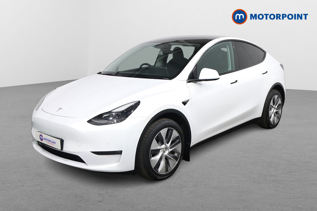 Tesla Model Y Long Range Automatic Electric SUV - Stock Number (1634169) - Passenger side front corner