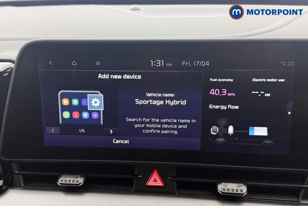 KIA Sportage Gt-Line Automatic Petrol-Electric Hybrid SUV - Stock Number (1634559) - 9th supplementary image