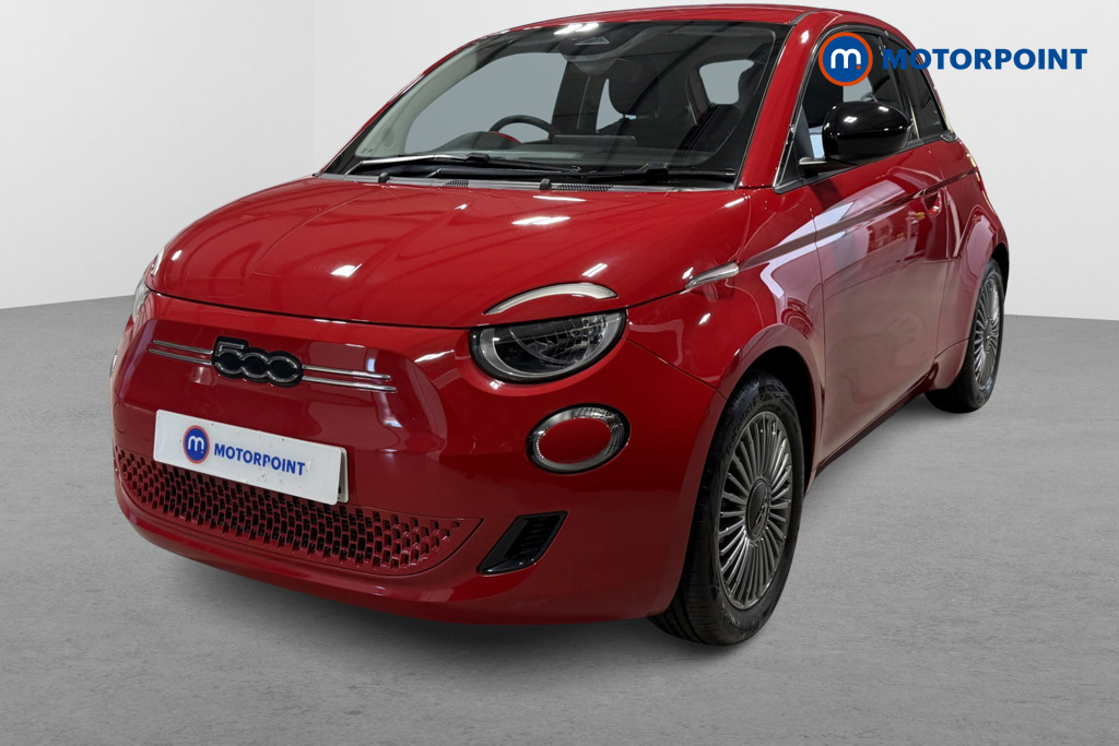 Fiat 500 RED Automatic Electric Hatchback - Stock Number (1627337) - Passenger side front corner
