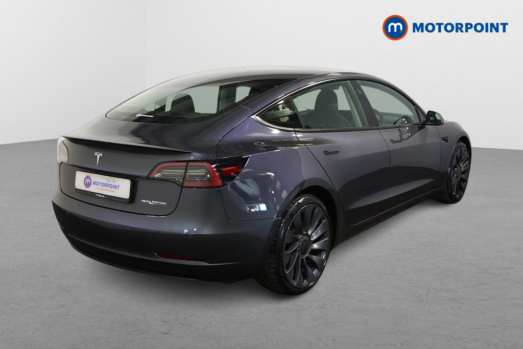 Tesla Model 3 Performance Automatic Electric Saloon - Stock Number (1627352) - Drivers side rear corner