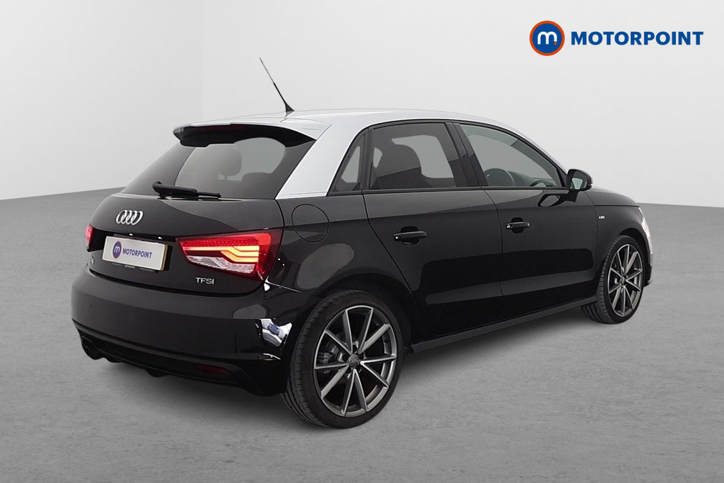 Audi A1 Black Edition Nav Manual Petrol Hatchback - Stock Number (1634612) - Drivers side rear corner